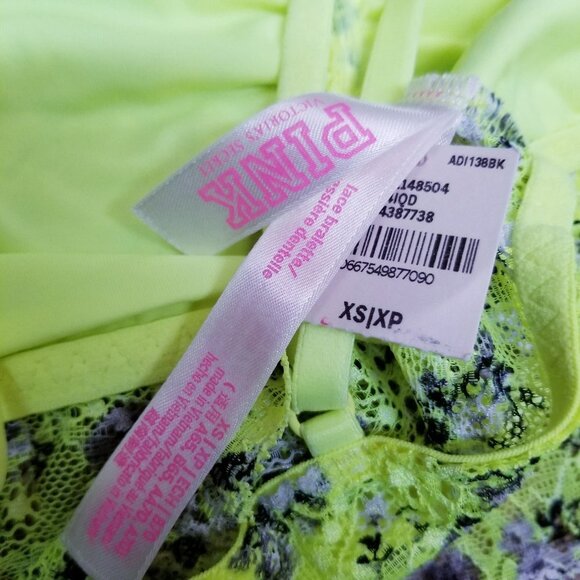 New PINK Victoria's Secret lace bralette bra XS - Picture 2 of 4